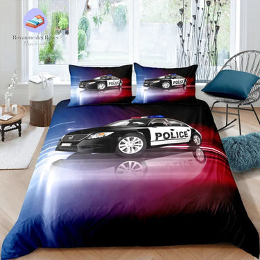 Politie dekbedovertrek 140x200